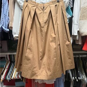 Elegant Tan Women's Skirt it was hand made 3/4 length. Great classic piece